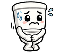A cartoon toilet, waiting patiently for its first review